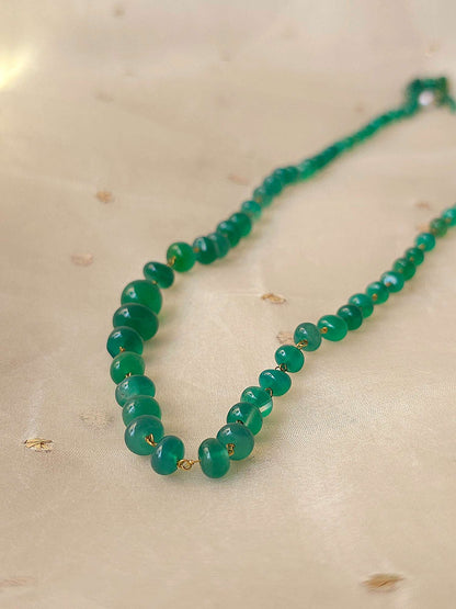 Onyx mohanmala necklace