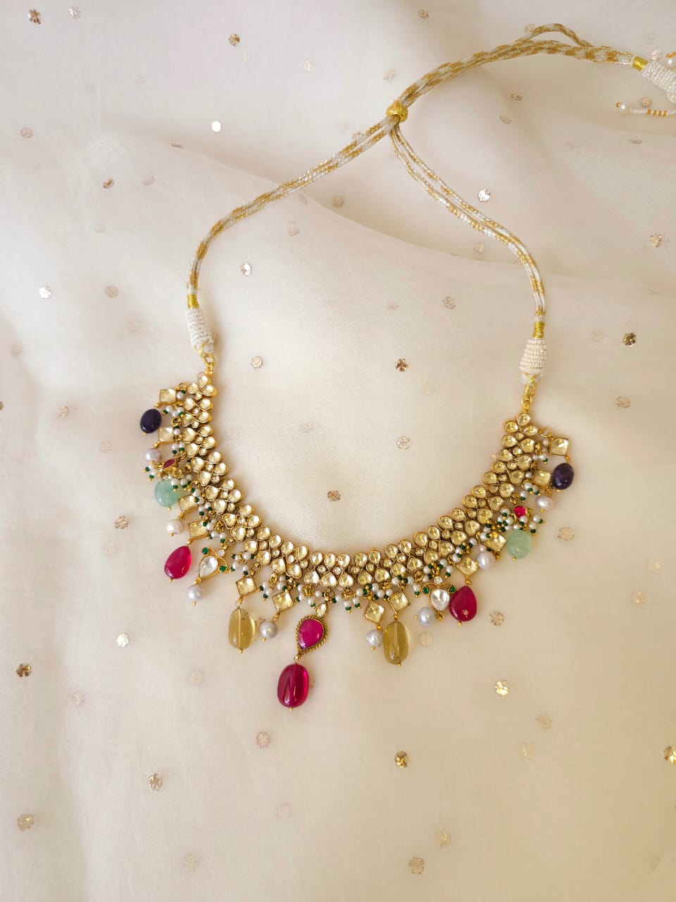 Winter gems necklace set