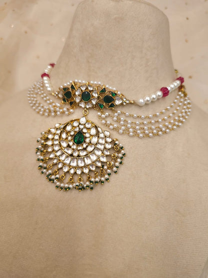 Jantar mantar pearl necklace