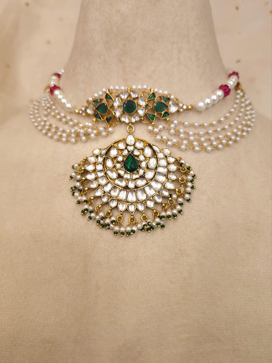 Jantar mantar pearl necklace