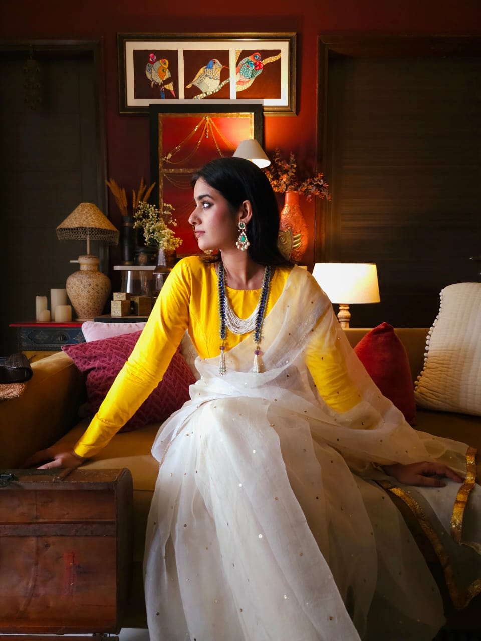 Karunmalli tassel necklace