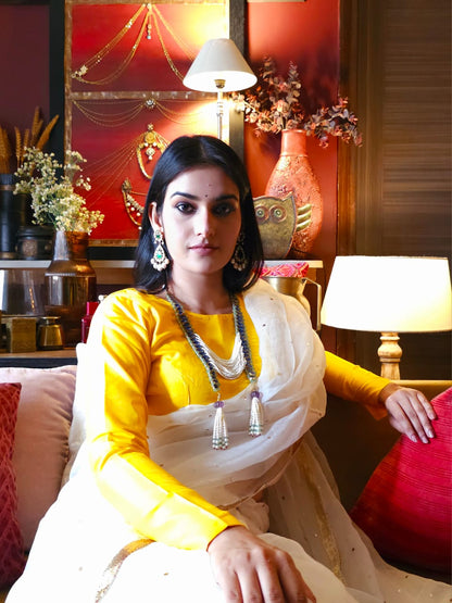 Karunmalli tassel necklace