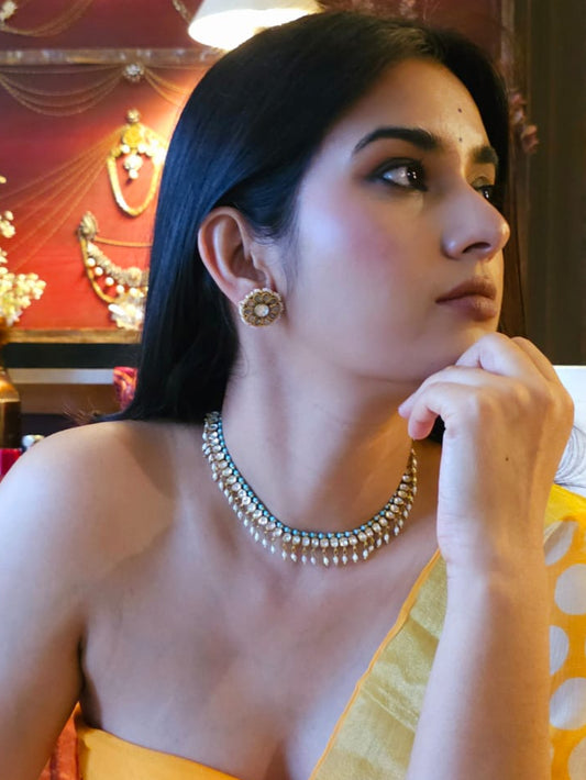 Pichola sky pearl necklace