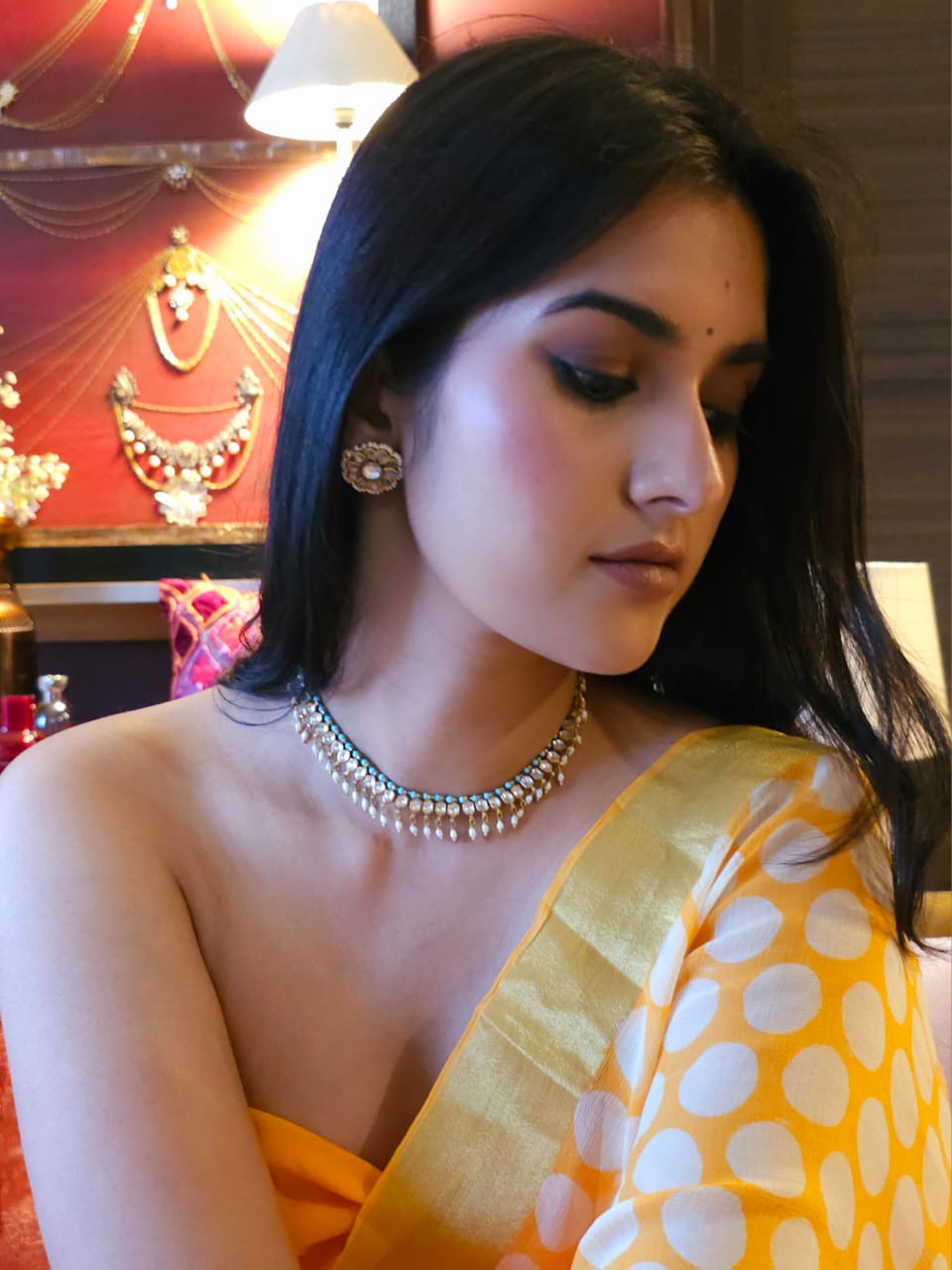 Pichola sky pearl necklace