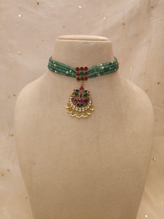 Ancient meso choker necklace