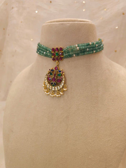 Ancient meso choker necklace