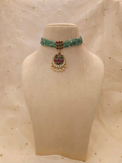 Ancient meso choker necklace