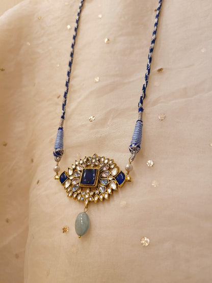 Har-singaar aquamarine choker necklace