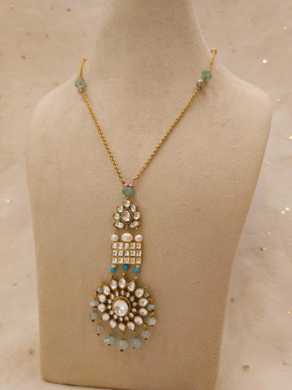 Aqua season long necklace