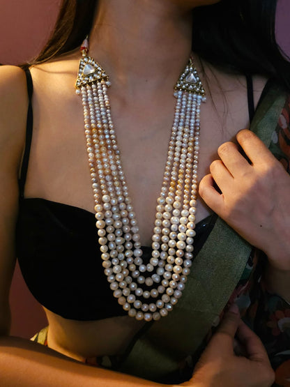 Maharaja unisex pearl necklace