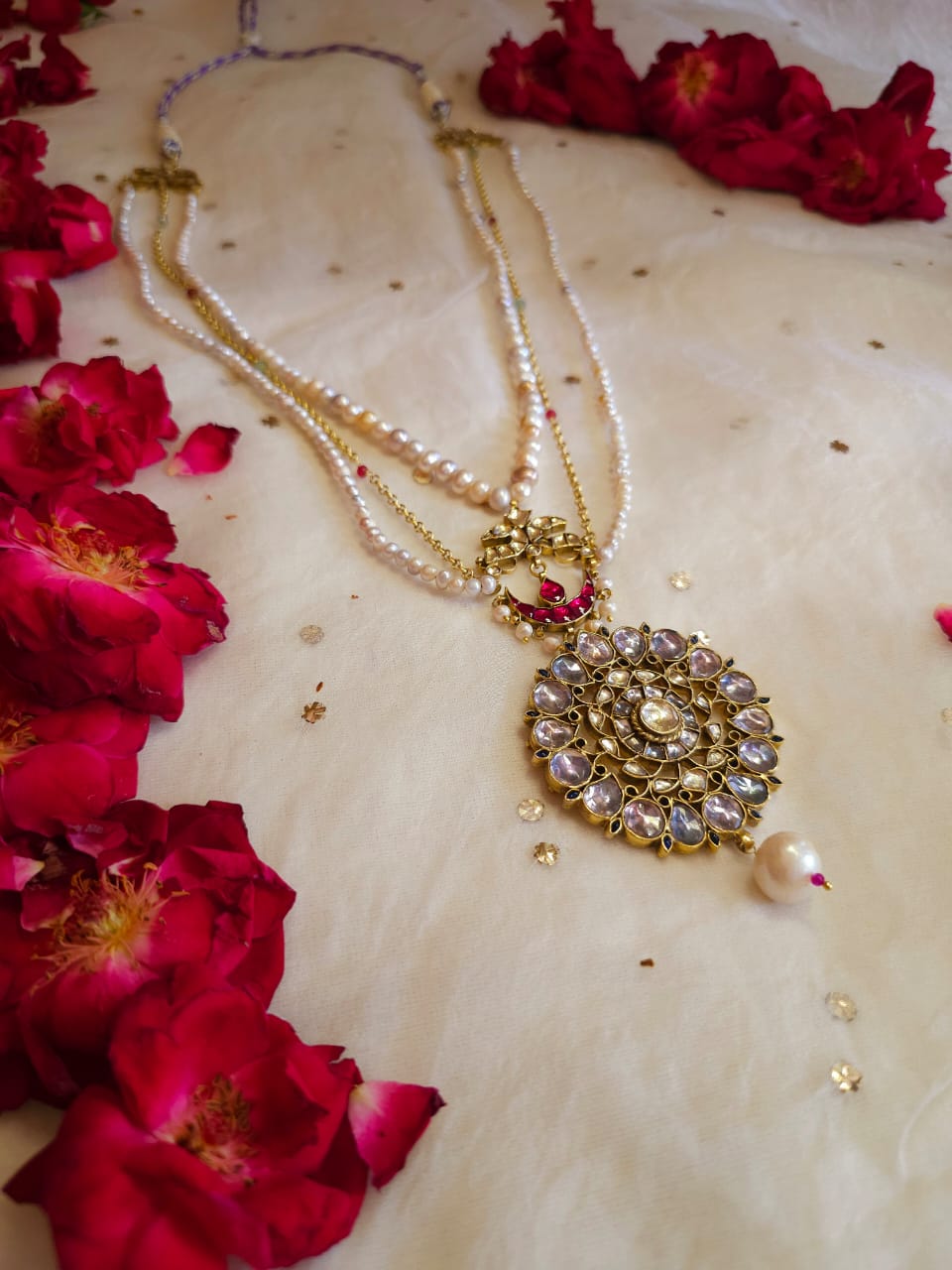 Pop nakshatra pearl necklace
