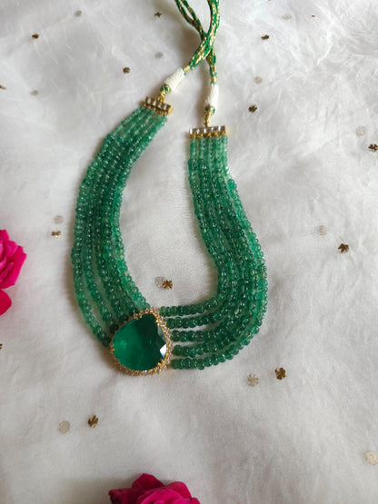 Queen of swans gem necklace
