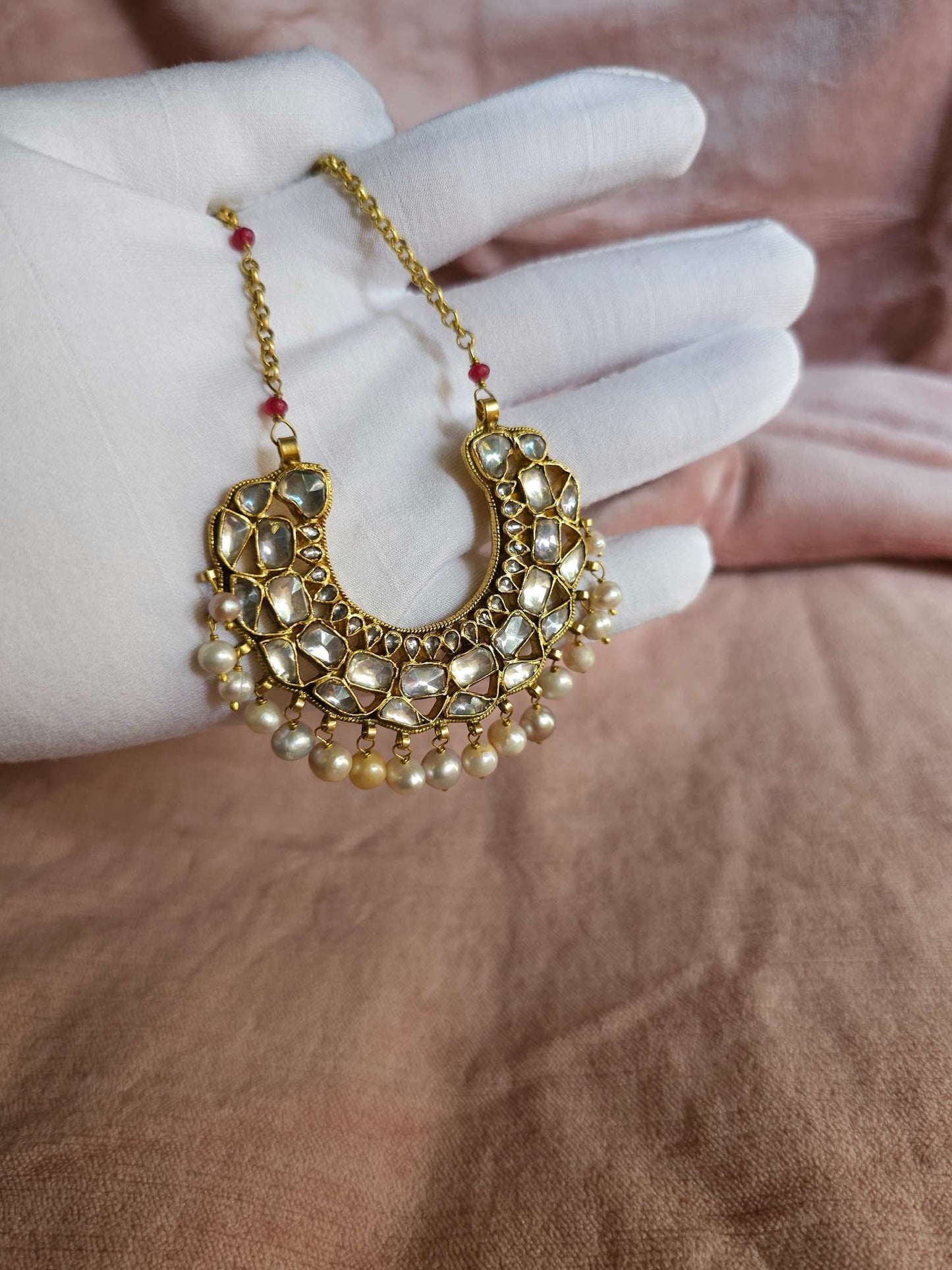 Himalia moon chain necklace