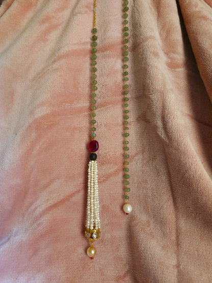 Snowdrop open-ended necklace