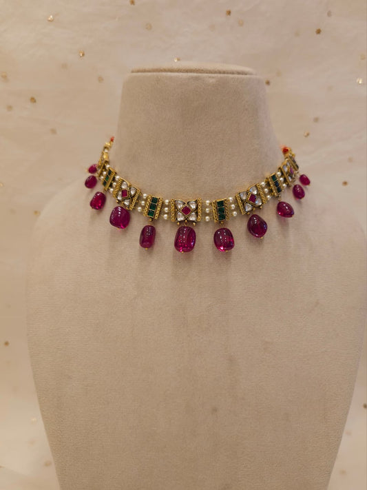 Winter candy necklace