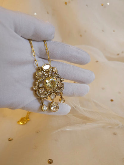 Victoria dawn silver pendant necklace