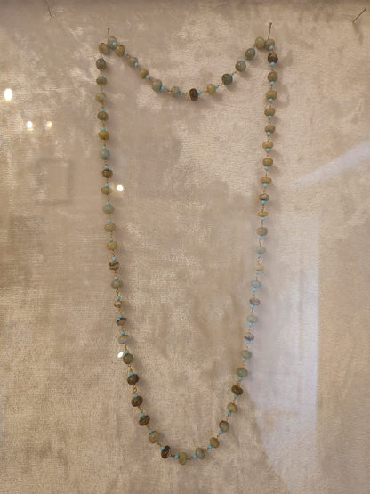 Marinus turquoise bead necklace