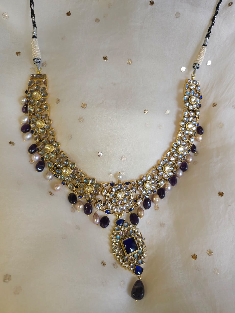 Pop nakshatra amethyst necklace
