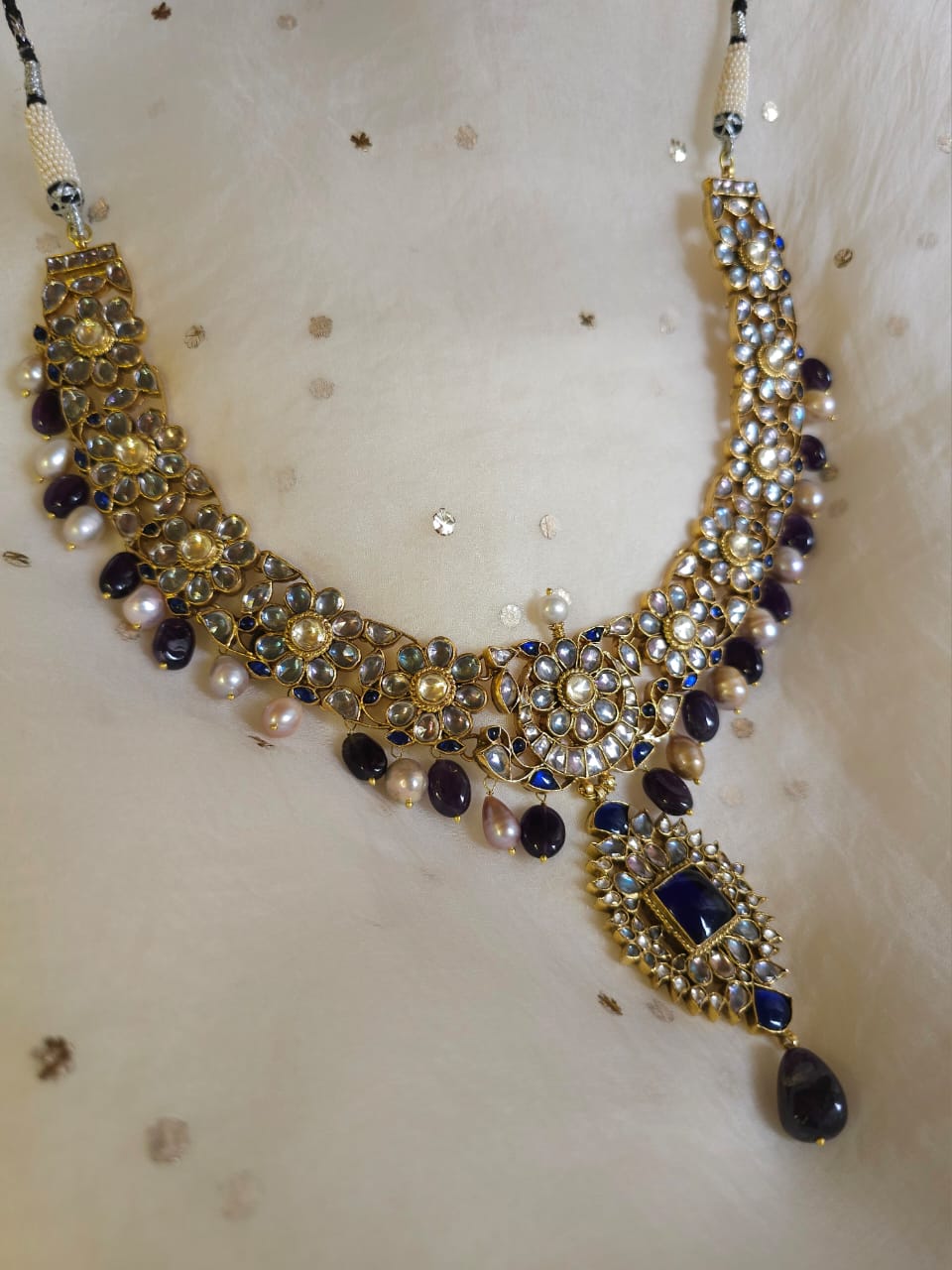 Pop nakshatra amethyst necklace