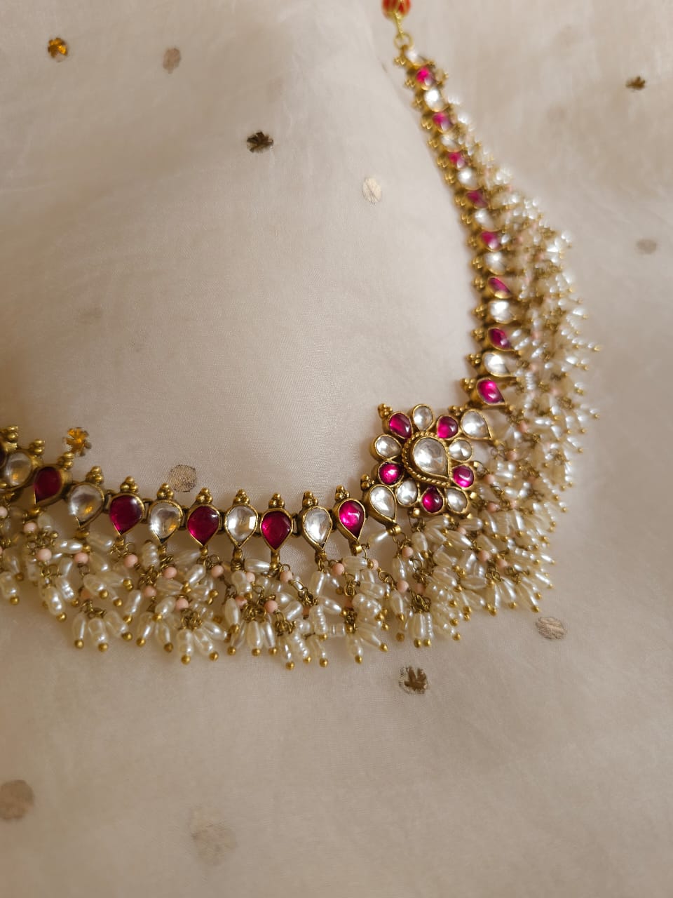 Raas-leela guttapusalu necklace