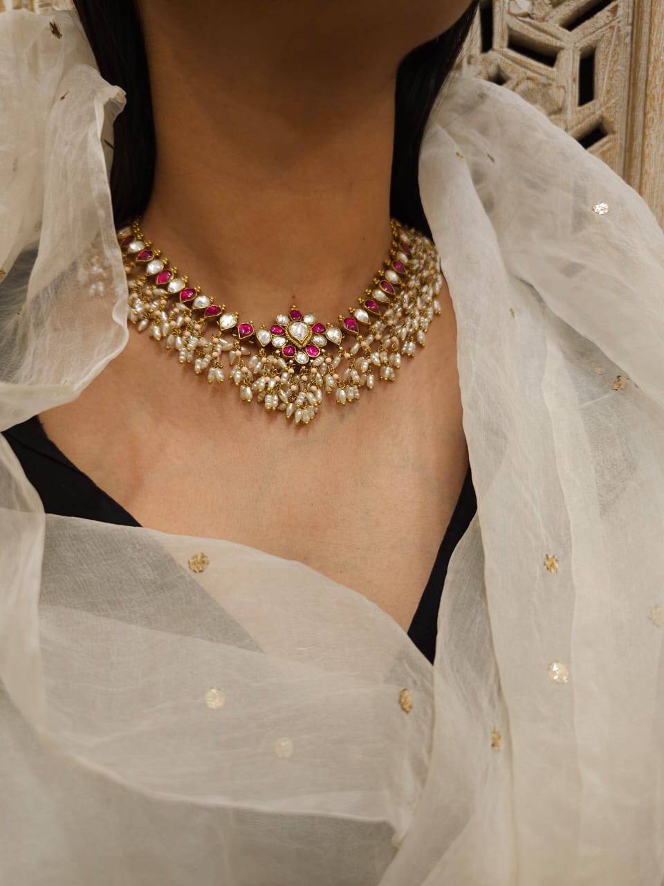 Raas-leela guttapusalu necklace