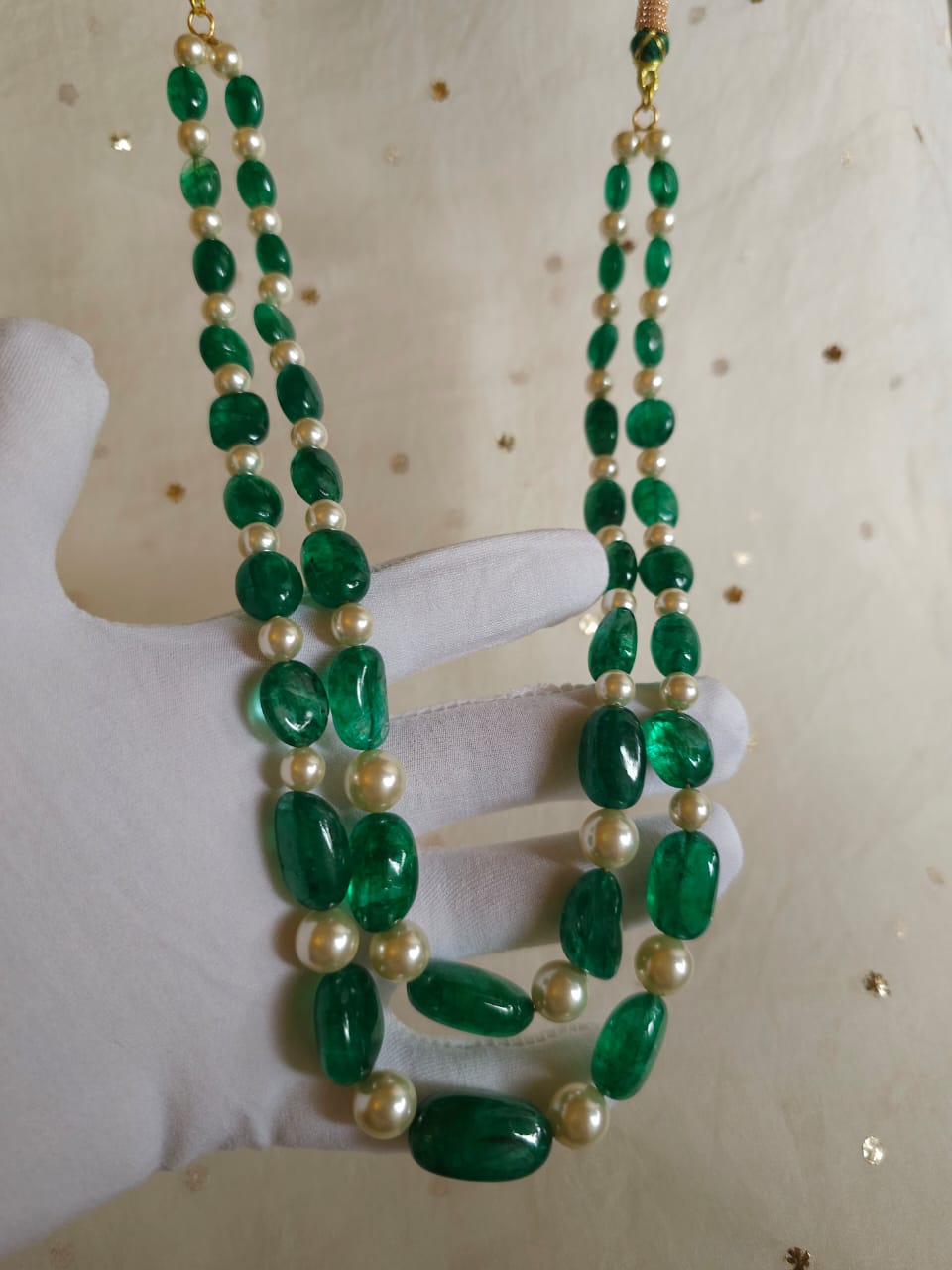 Sawai beryl unisex necklace