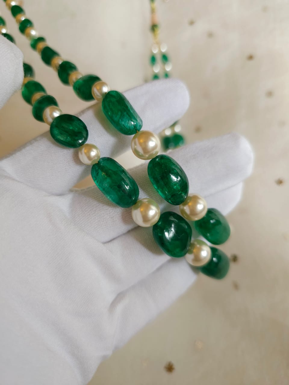 Sawai beryl unisex necklace