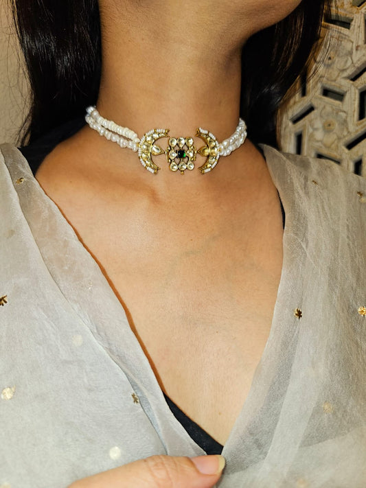 Bijapur choker necklace