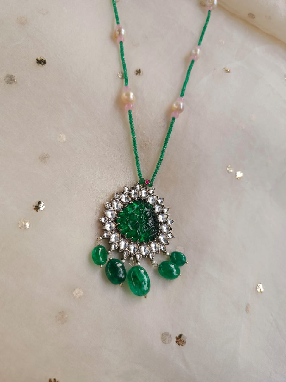Divine bodhi lotus necklace