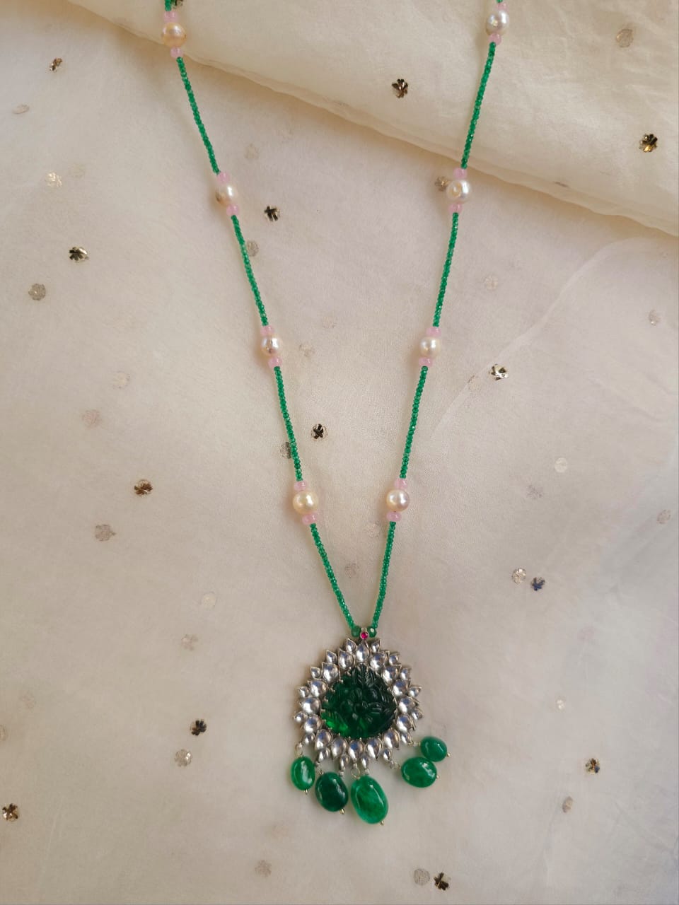 Divine bodhi lotus necklace