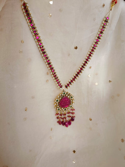 Carmine ruby necklace