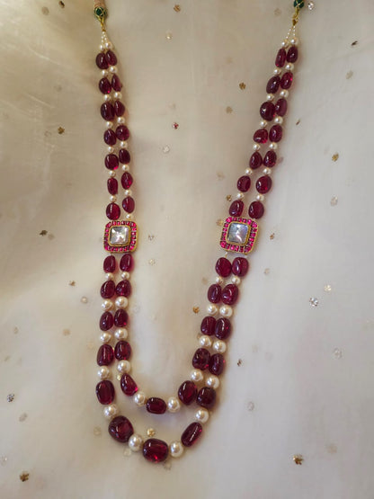 The imperial mauryan long necklace