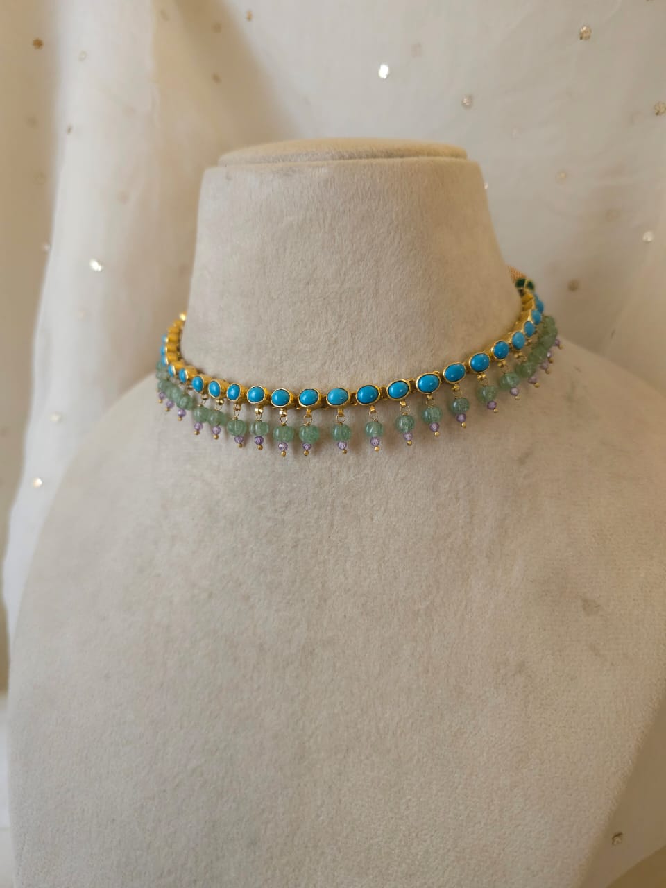 Khimsar turquoise necklace