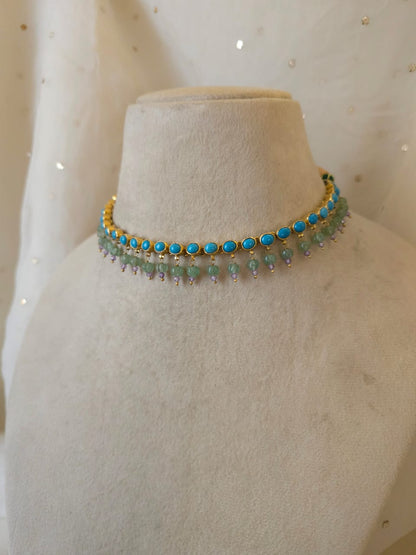 Khimsar turquoise necklace