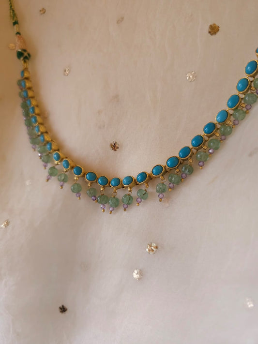 Khimsar turquoise necklace