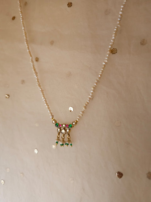Bijapur pearl chain necklace