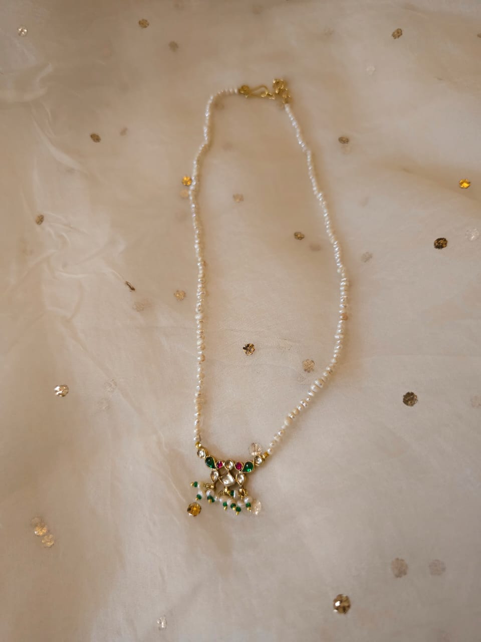 Bijapur pearl chain necklace