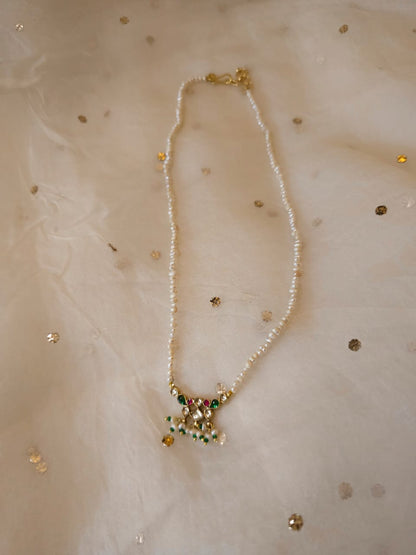 Bijapur pearl chain necklace