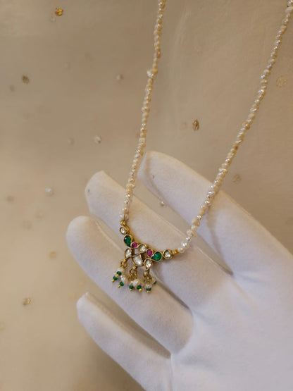 Bijapur pearl chain necklace