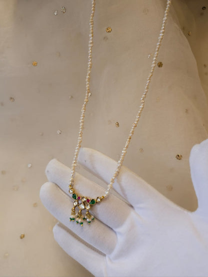 Bijapur pearl chain necklace