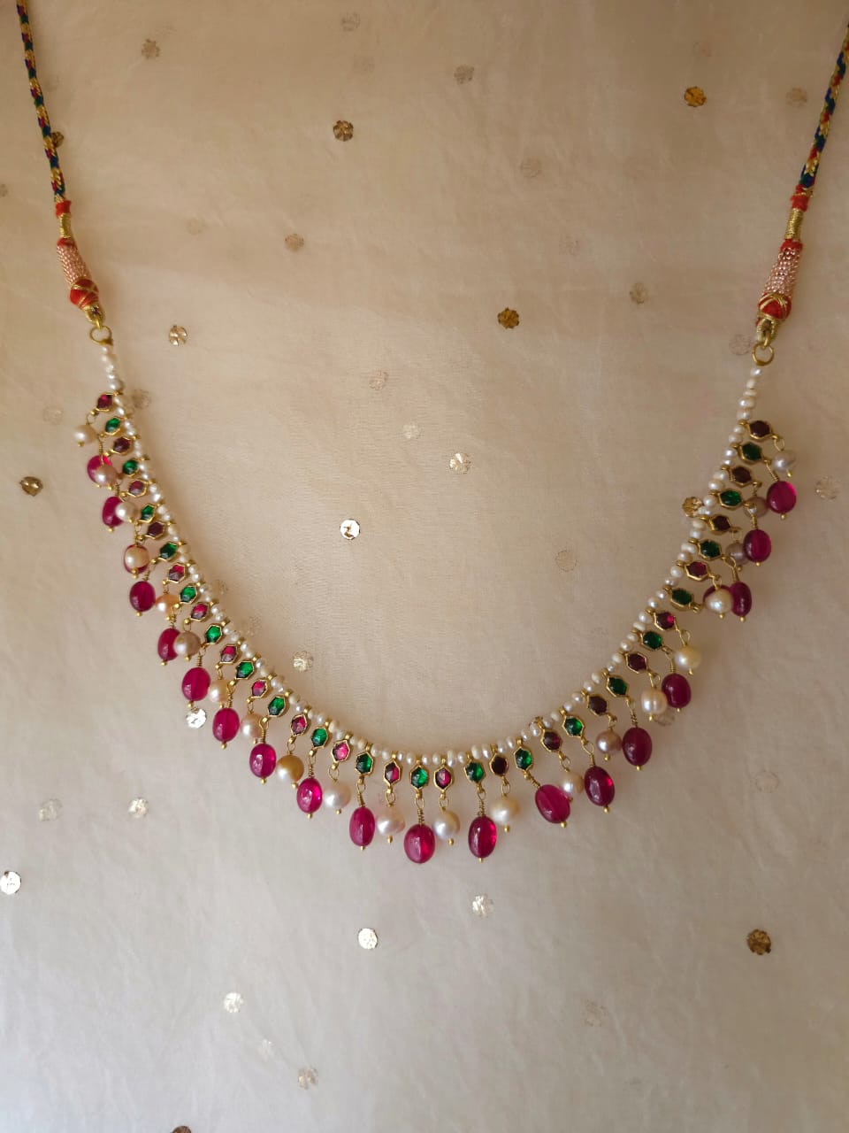 Bijapur cherry necklace