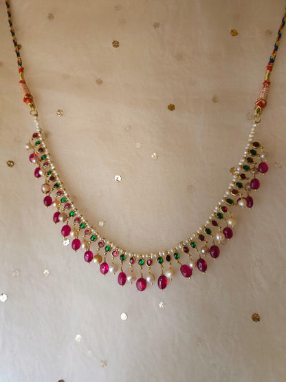 Bijapur cherry necklace