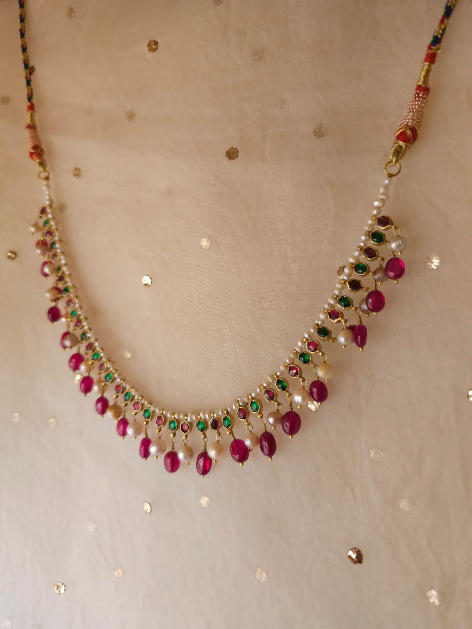 Bijapur cherry necklace