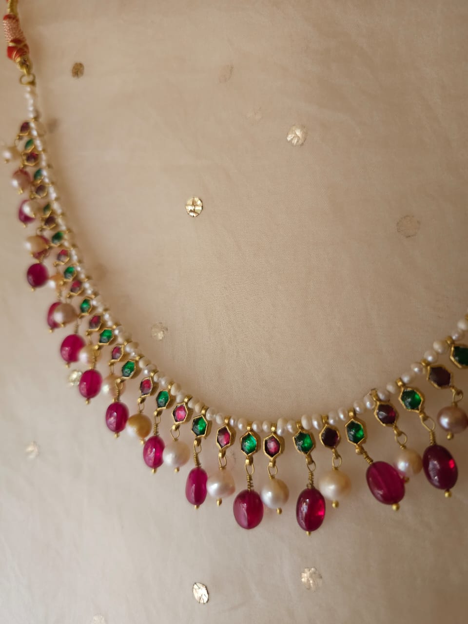 Bijapur cherry necklace