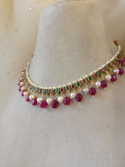 Bijapur cherry necklace
