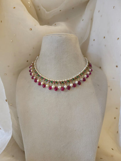 Bijapur cherry necklace