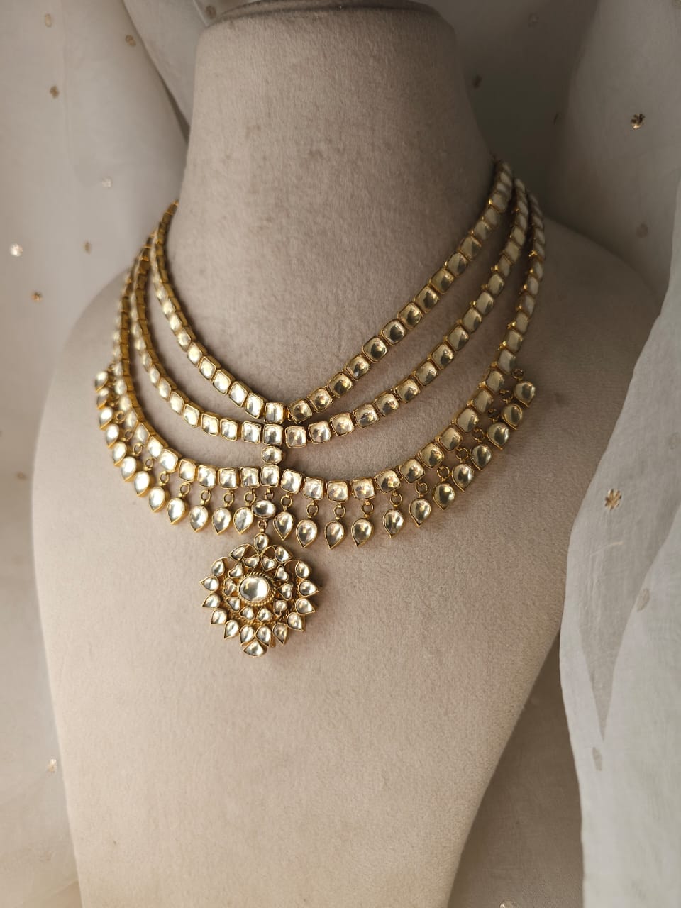 Tilottama silver necklace