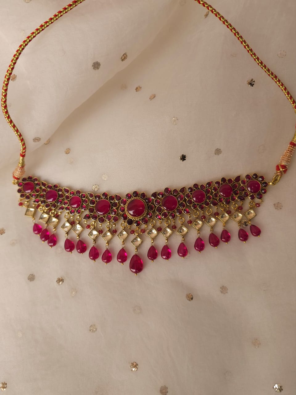 Pampa sarovar spinel necklace