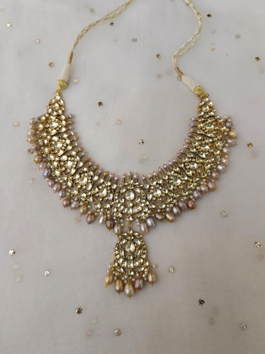 Late 19th century crown necklace