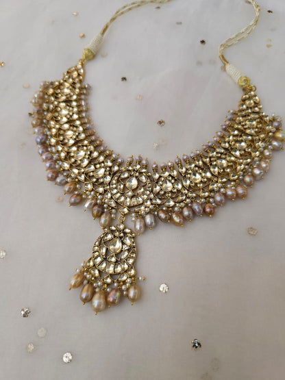 Late 19th century crown necklace